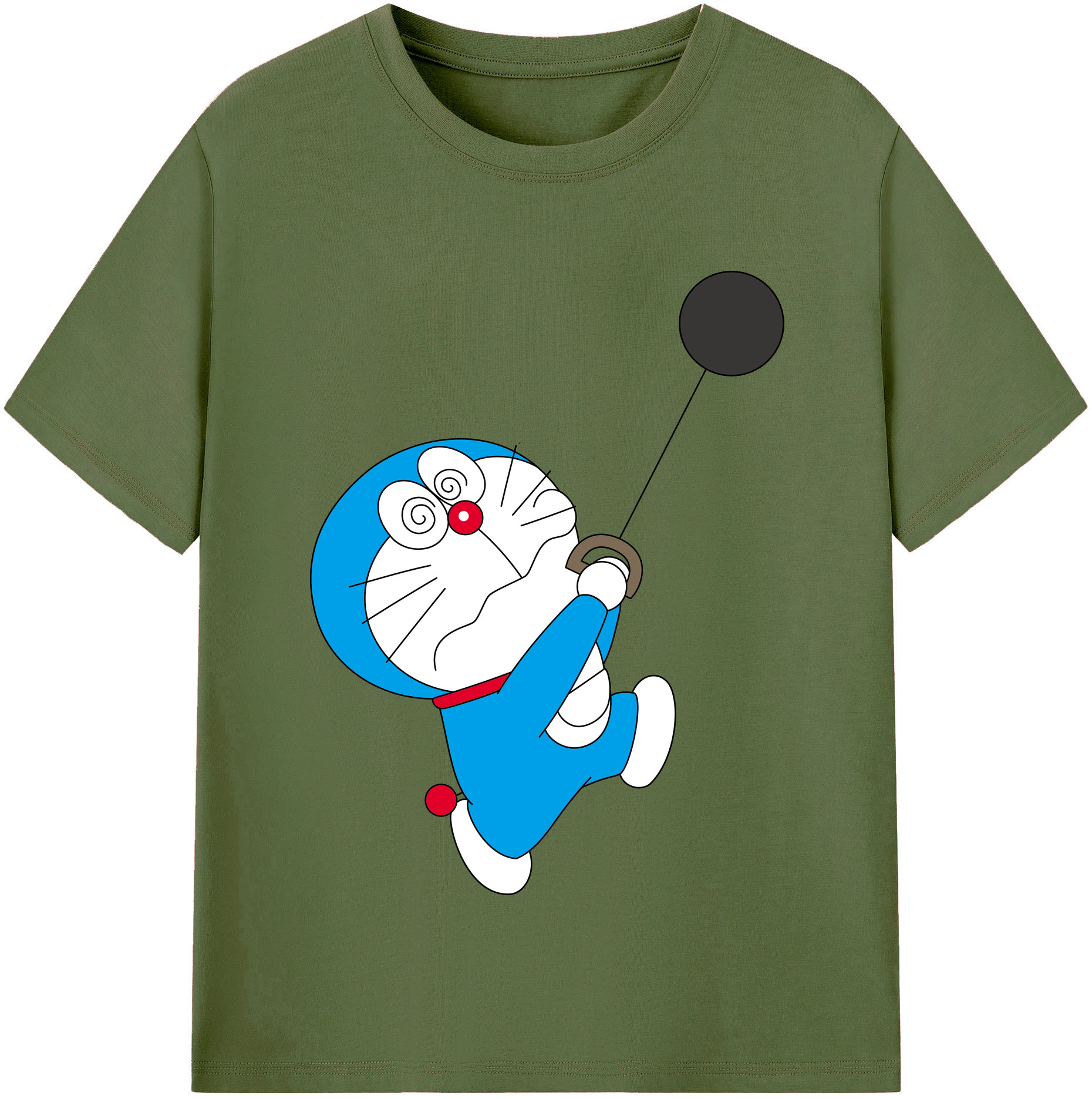 （画像用） ドラえもん Doraemon 綿100％半袖Tシャツ（フロントプリント）